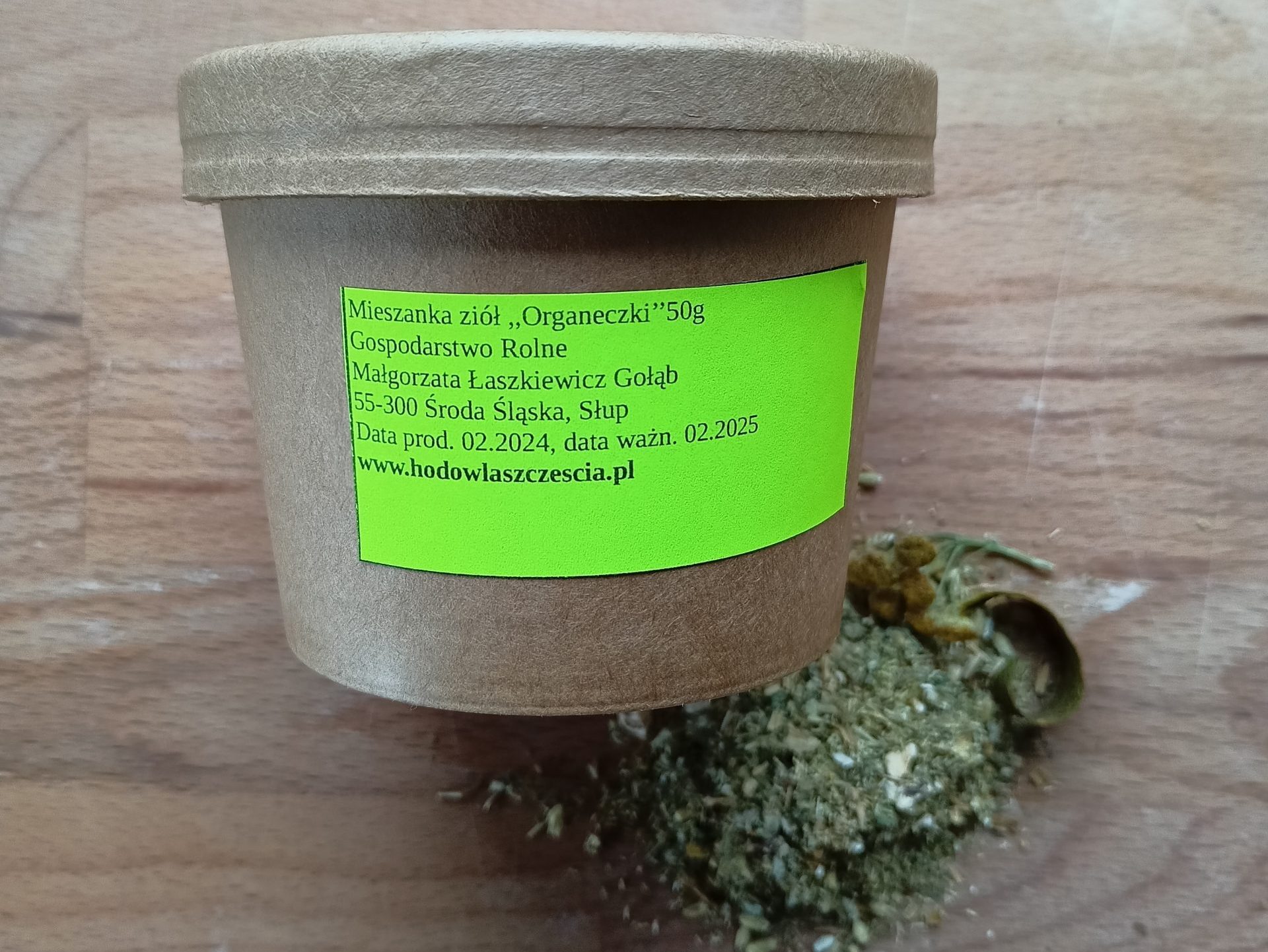 Ziołowa mieszanka na wątrobę, trzustkę i pęcherzyk ,,Organeczki" 50g