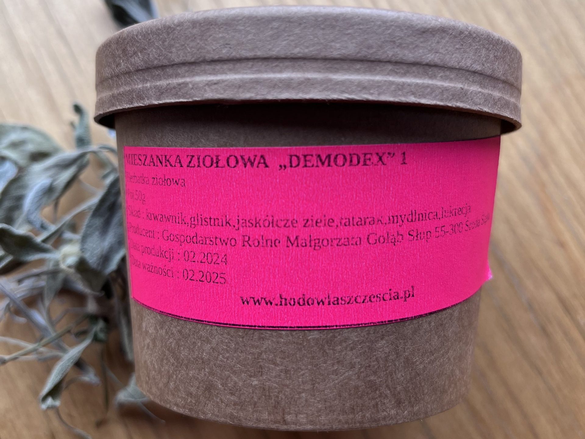 Mieszanka ziołowa ,,Demodex 1"