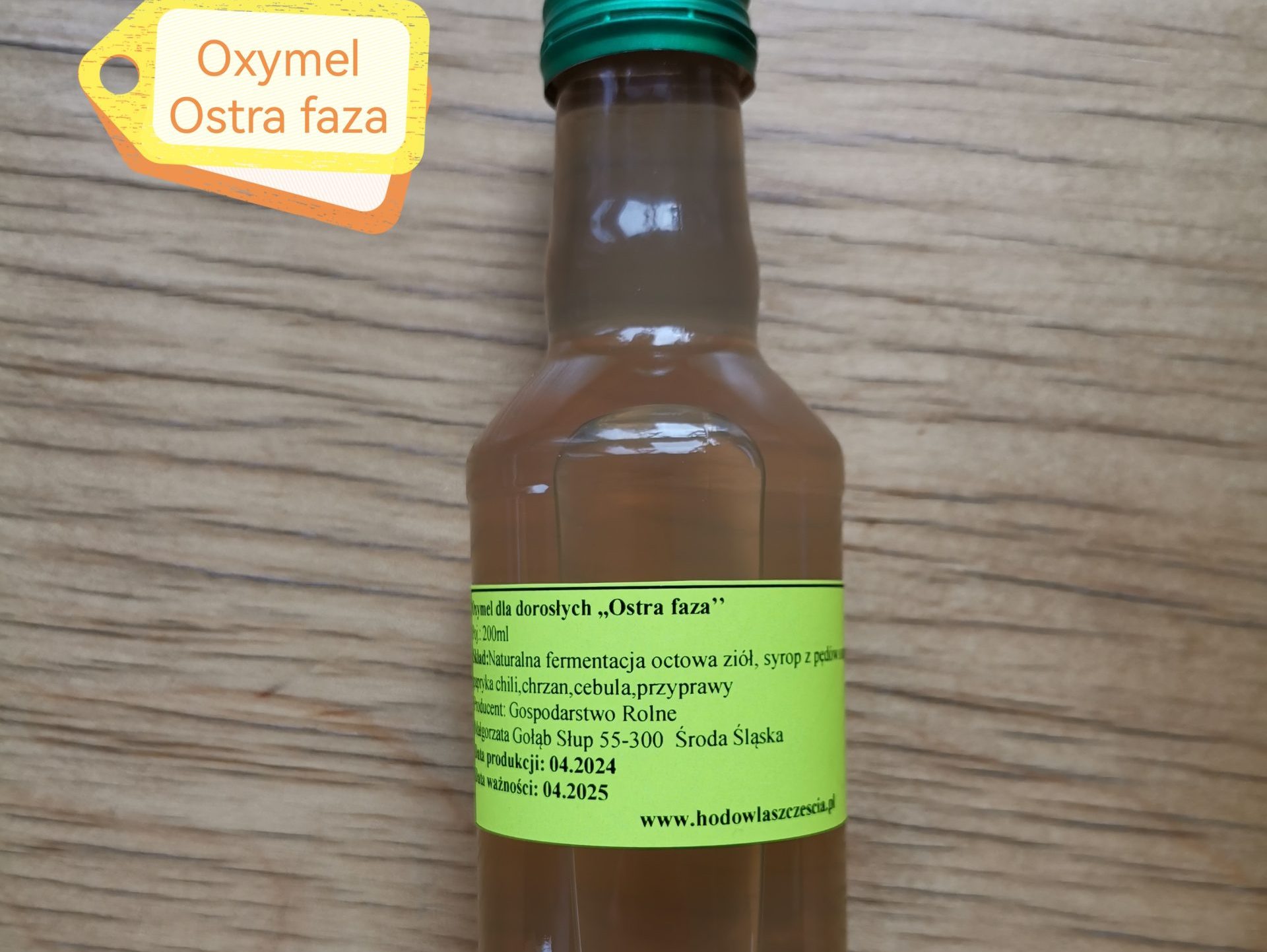 Oxymel dla dorosłych ,,Ostra faza"